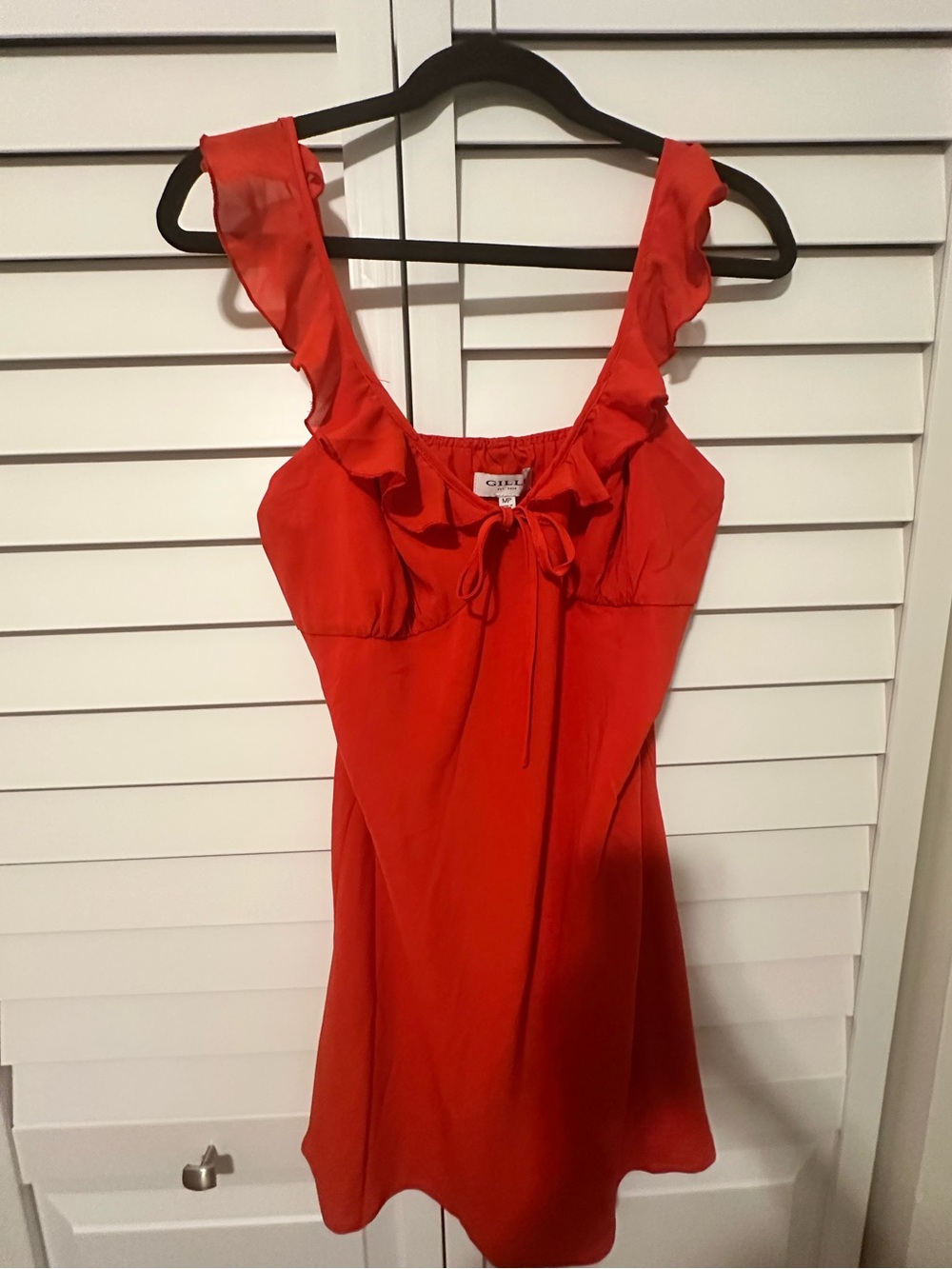 Gilli Red Sleeveless A-Line Dress